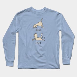 Cat Inhale and Exhale Long Sleeve T-Shirt